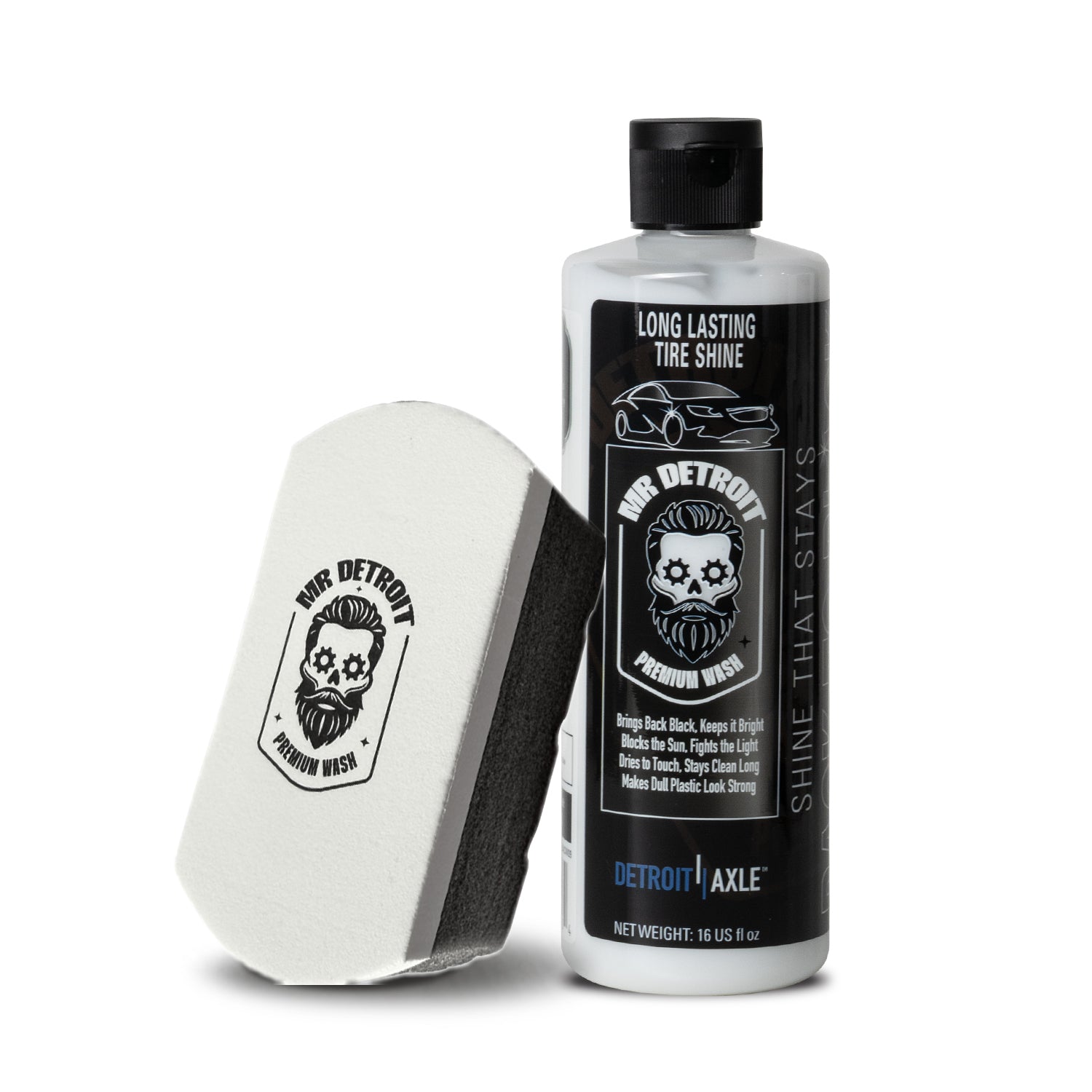 "Hustle Harder" 2pc Tire Shine Kit